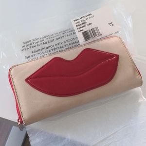 Alice + Olivia Red Lip Wallet